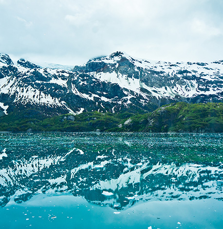 image of glacier bay alaska
