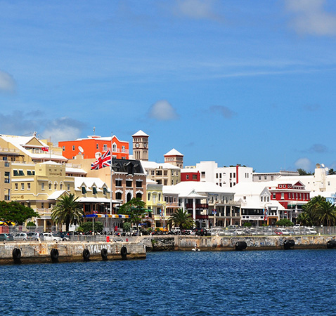 image of Hamilton Bermuda shore
