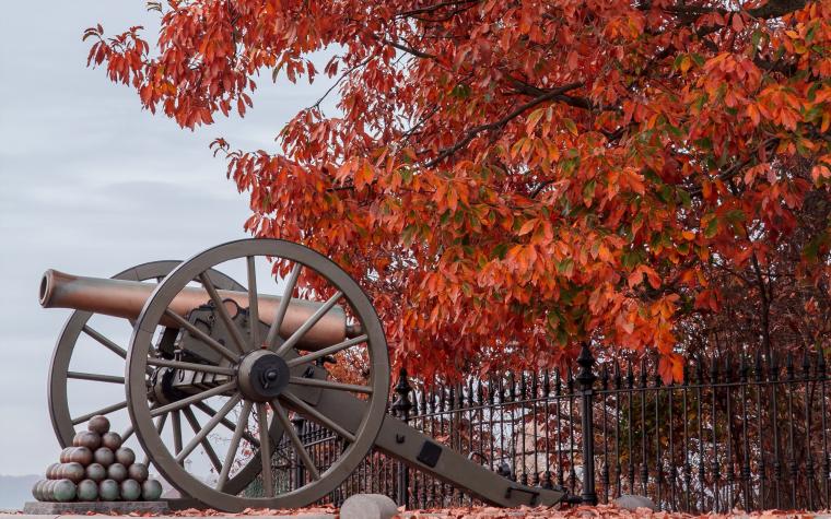 image of Gettysburg cannon