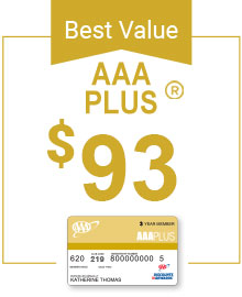 AAA Plus Membership only $93