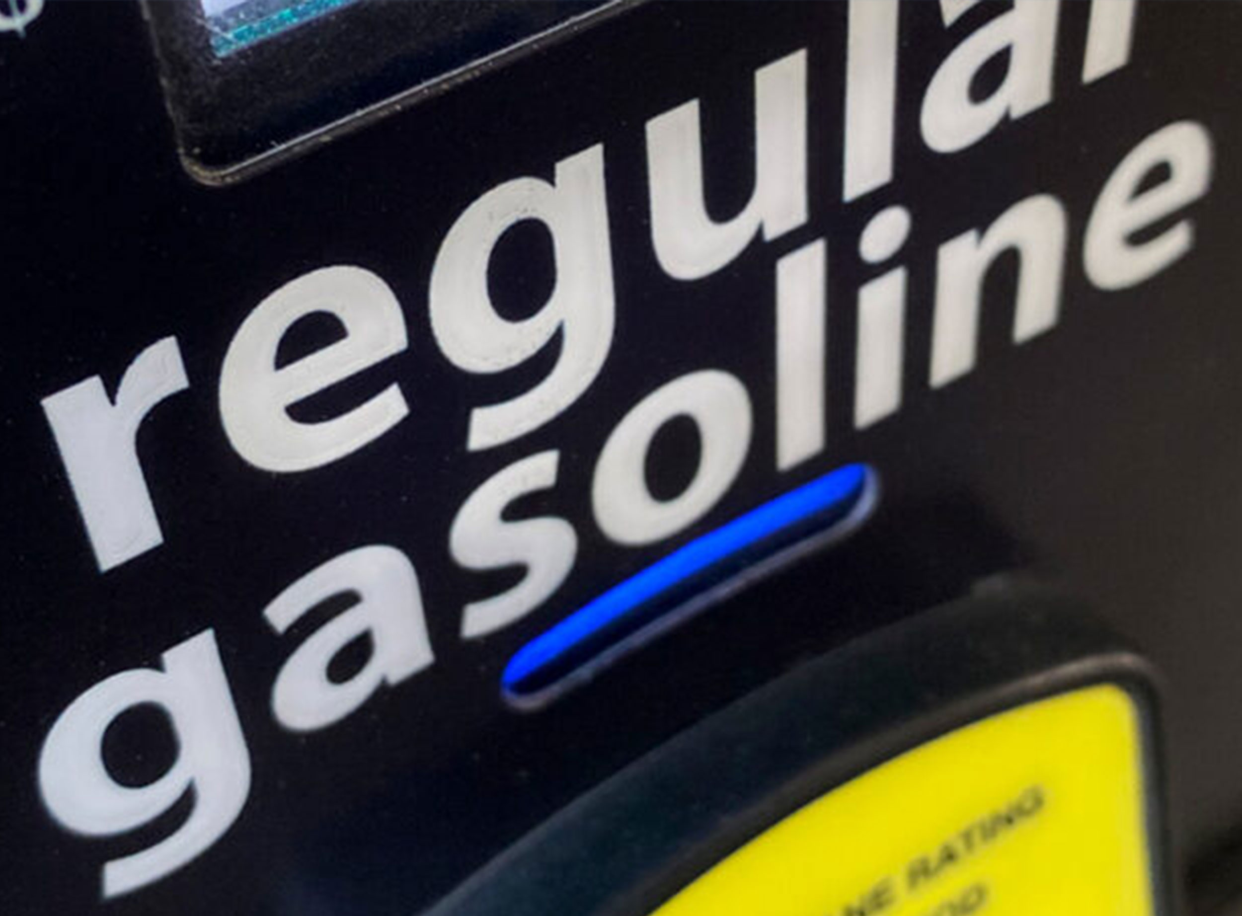 image of regular gas at pump