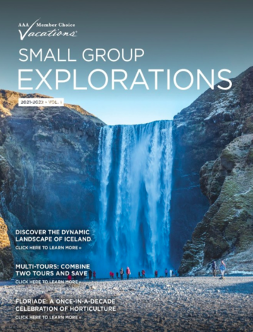 image of AAA MCV Small Group Exploration brochure cover