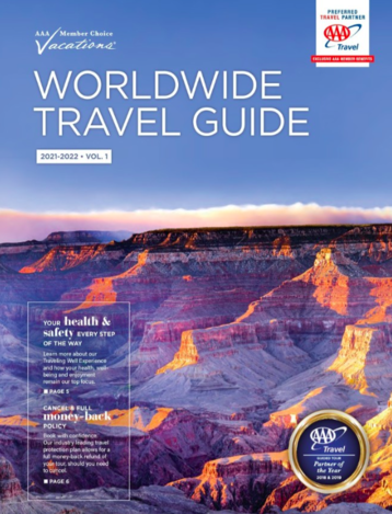 image of AAA MCV Worldwide Guide brochure cover