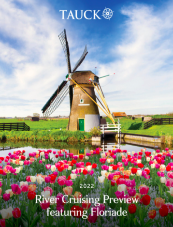 image of windmill and flowers