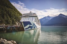 Princess Cruises cruise ship at dock