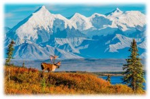 image of Alaska mountain range