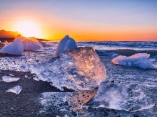 image of Vatnajokull ice cap in Iceland